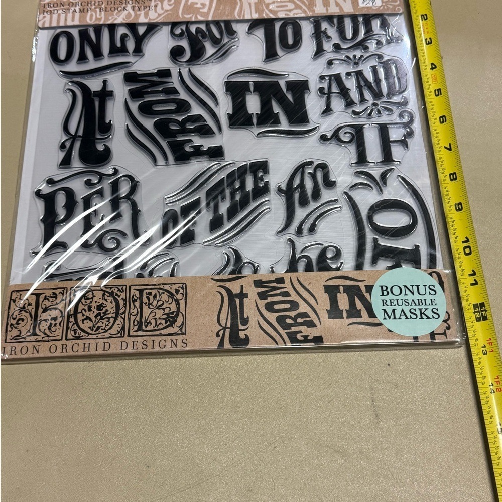 Black and White Decorative Stamps